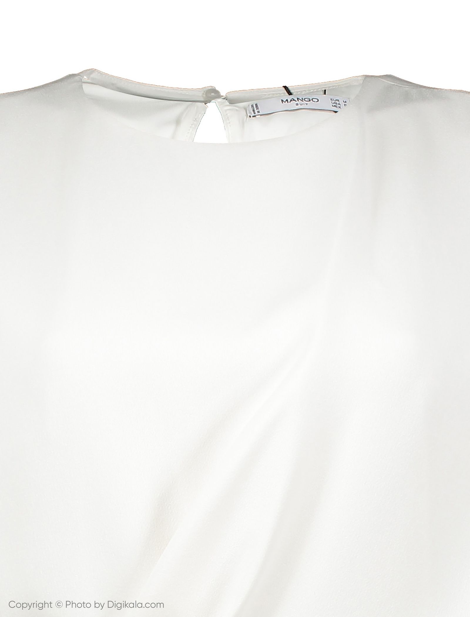 پیراهن کوتاه زنانه - مانگو - سفید - 5
