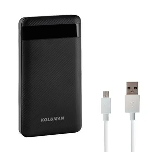 پاوربانک کلومن مدل KP-110 ظرفیت 10000 میلی آمپر ساعت به همراه کابل تبدیل microUSB