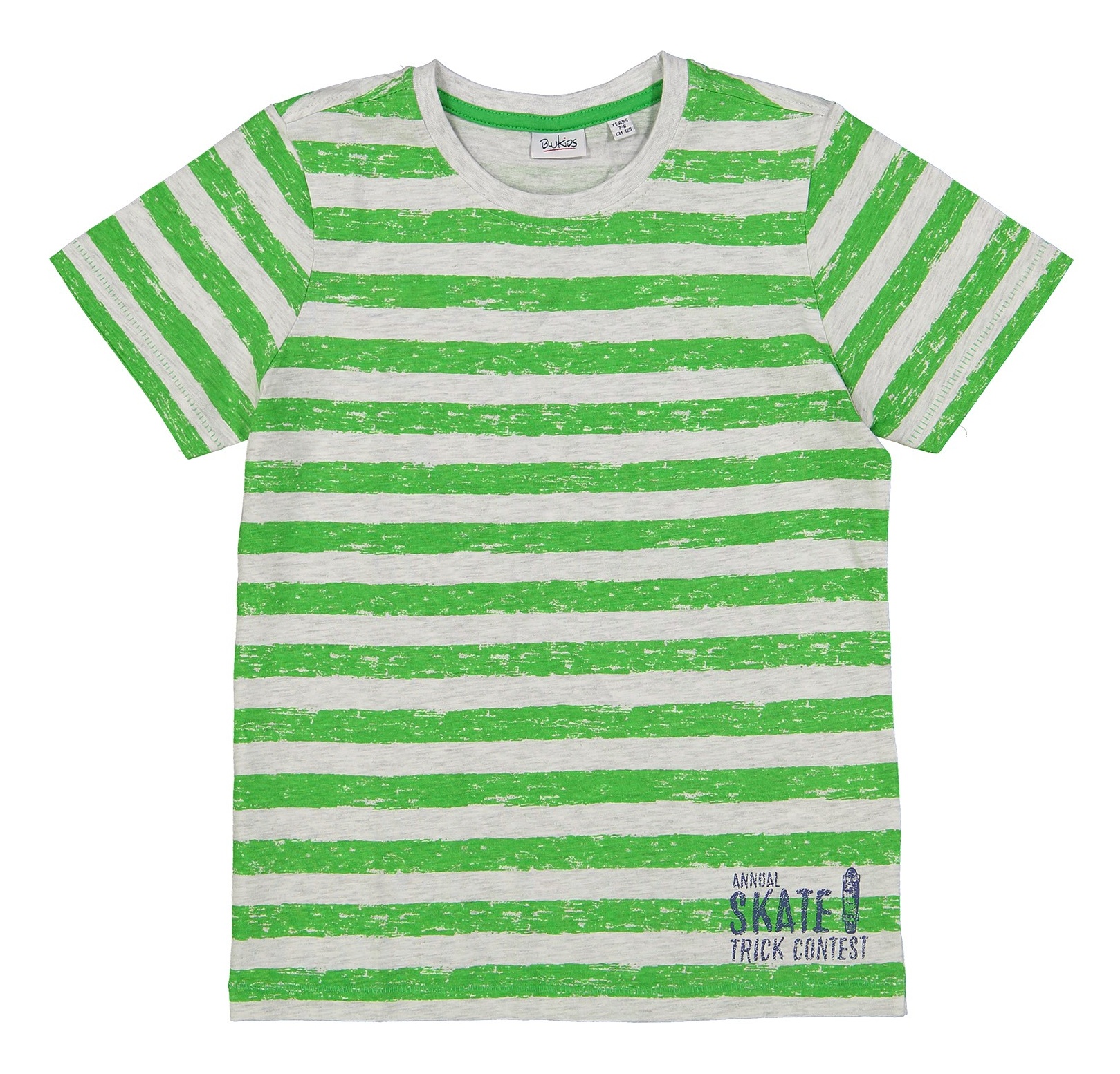 تی شرت نخی یقه گرد پسرانه - بلوکیدز - سبز - 1