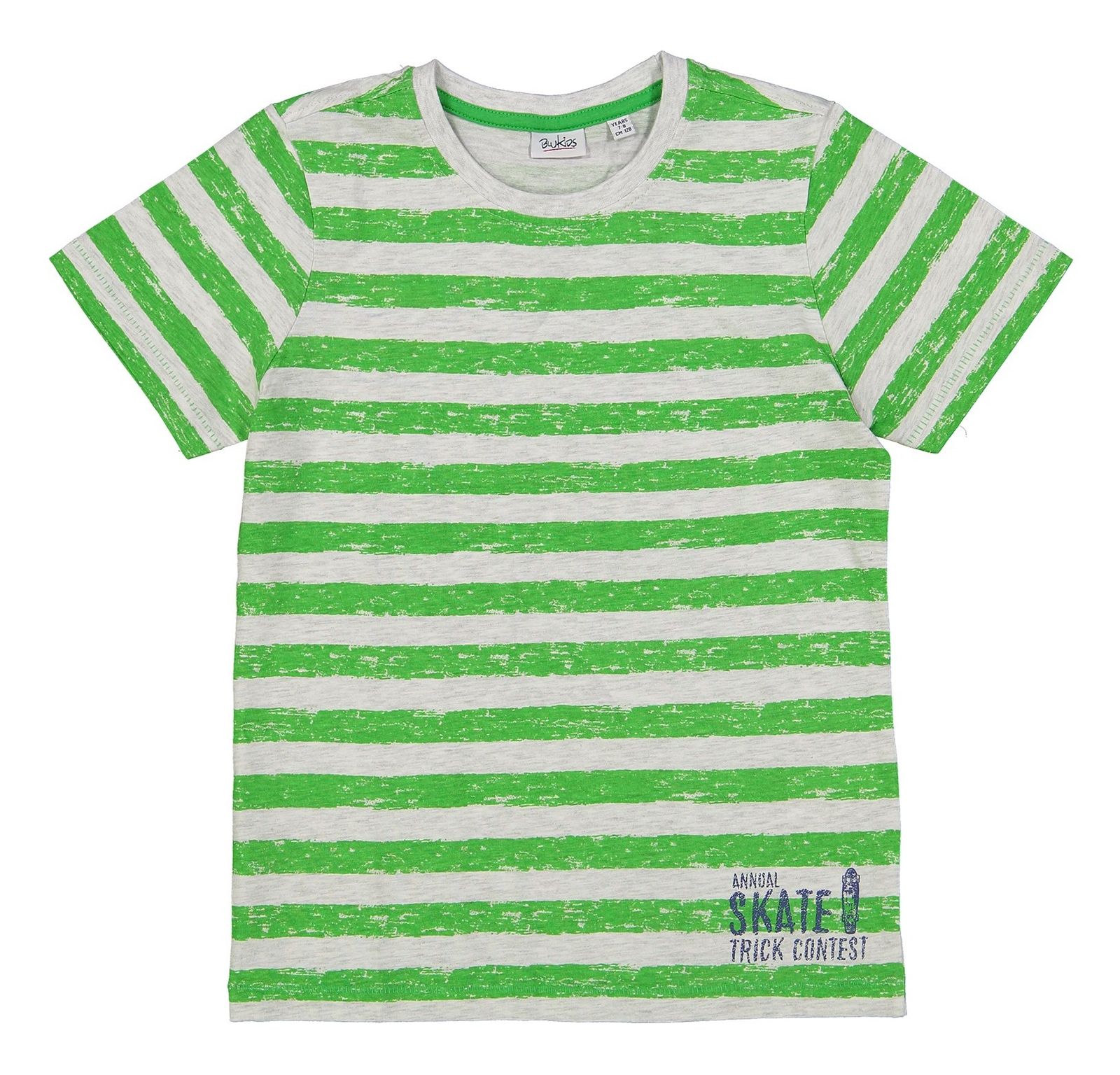 تی شرت نخی یقه گرد پسرانه - بلوکیدز - سبز - 1