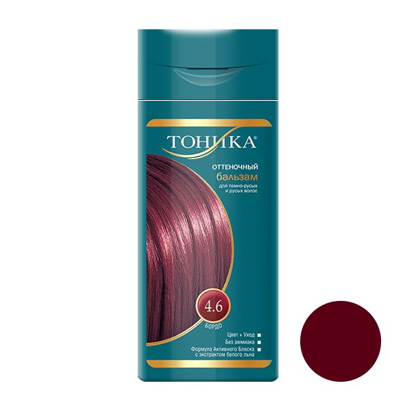 شامپو رنگ مو تونیکا شماره 4.6 حجم 150 میلی لیتر رنگ قرمز کبود -  - 1