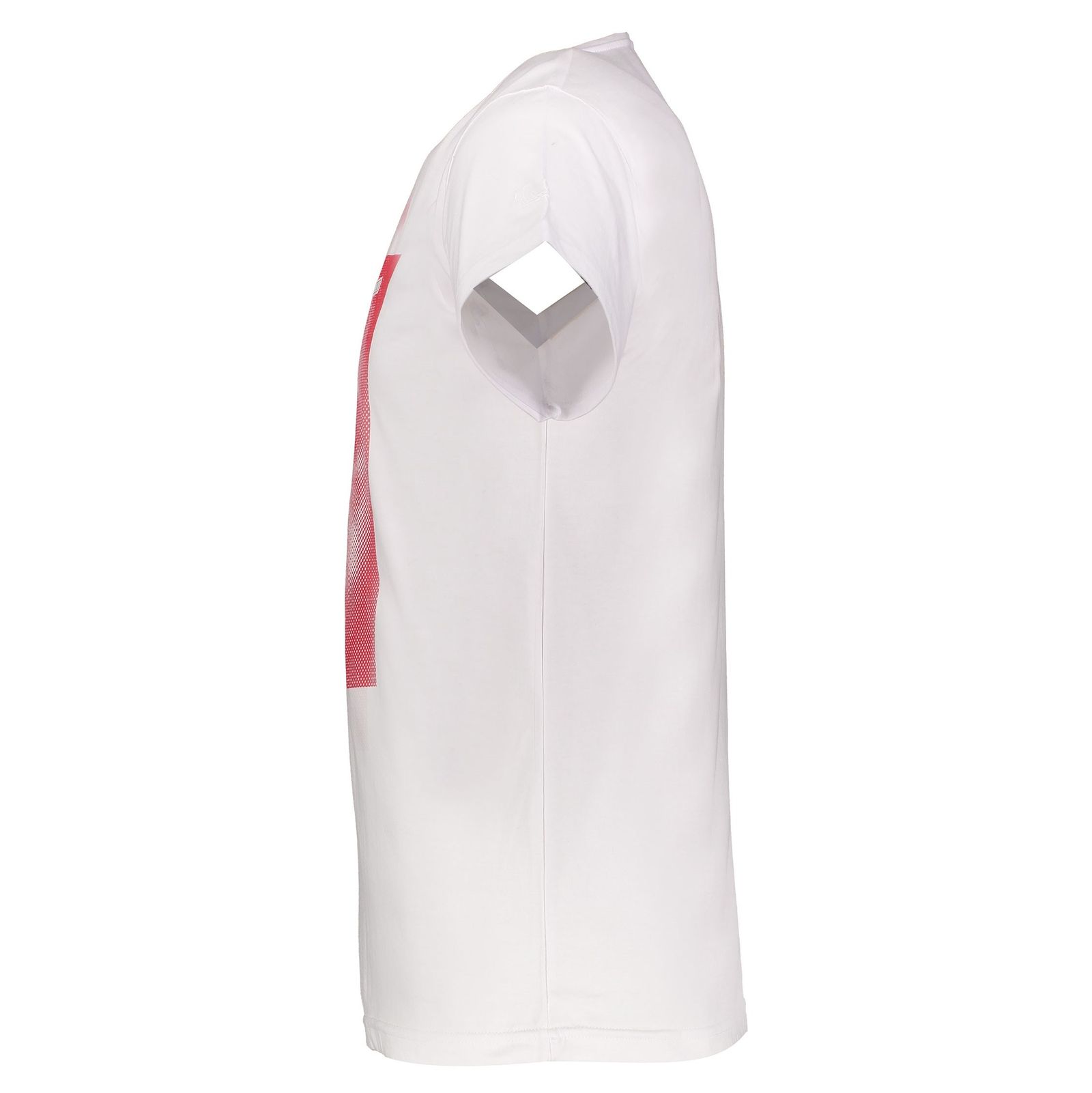 تی شرت نخی یقه گرد مردانه- نامدارز - سفید - 4