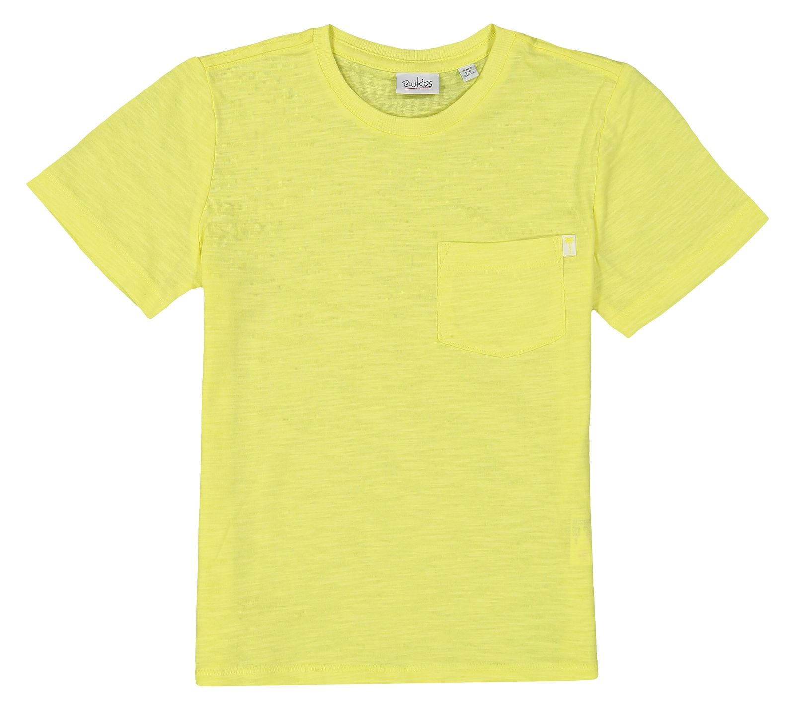 تی شرت نخی یقه گرد پسرانه - بلوکیدز - زرد - 1