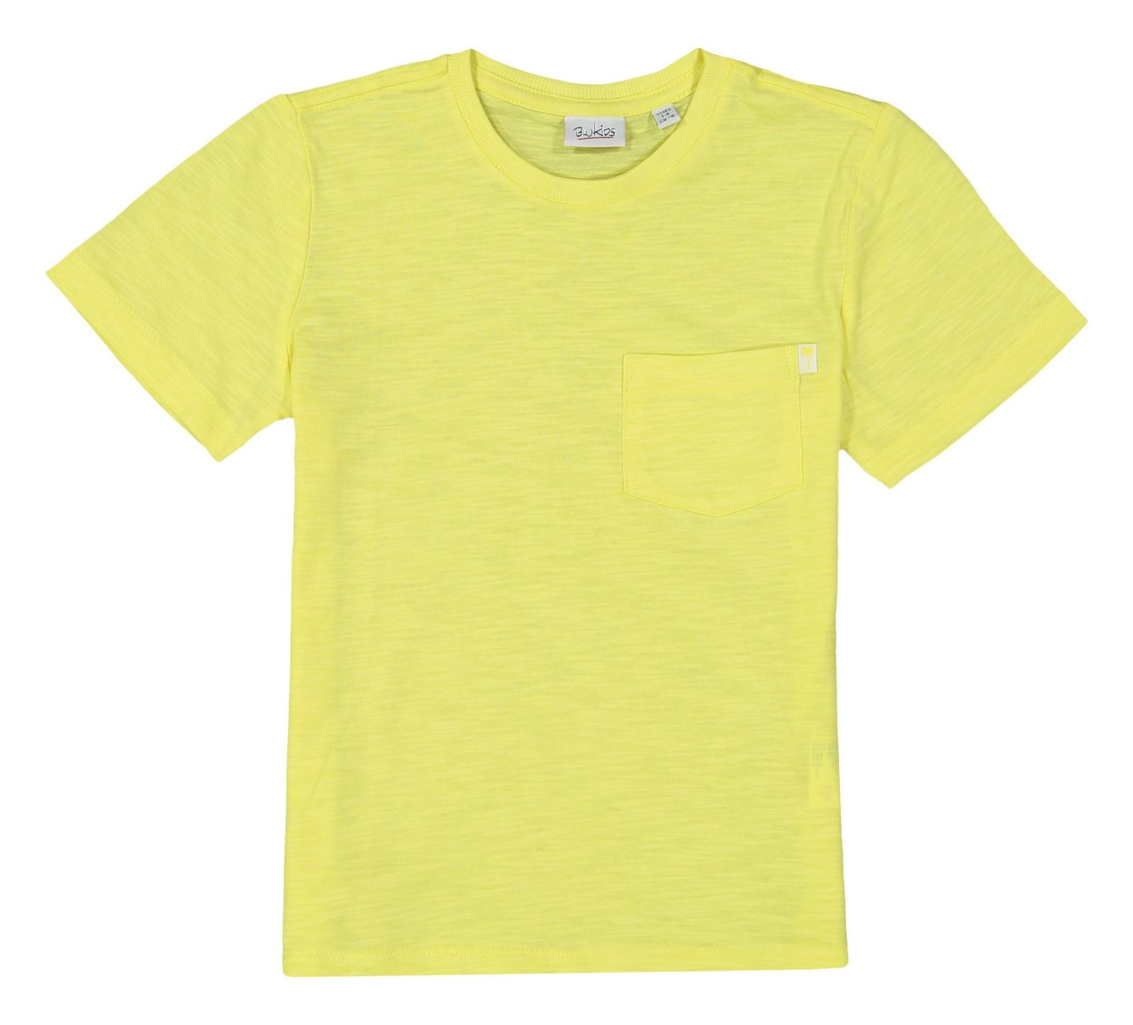تی شرت نخی یقه گرد پسرانه - بلوکیدز - زرد - 2