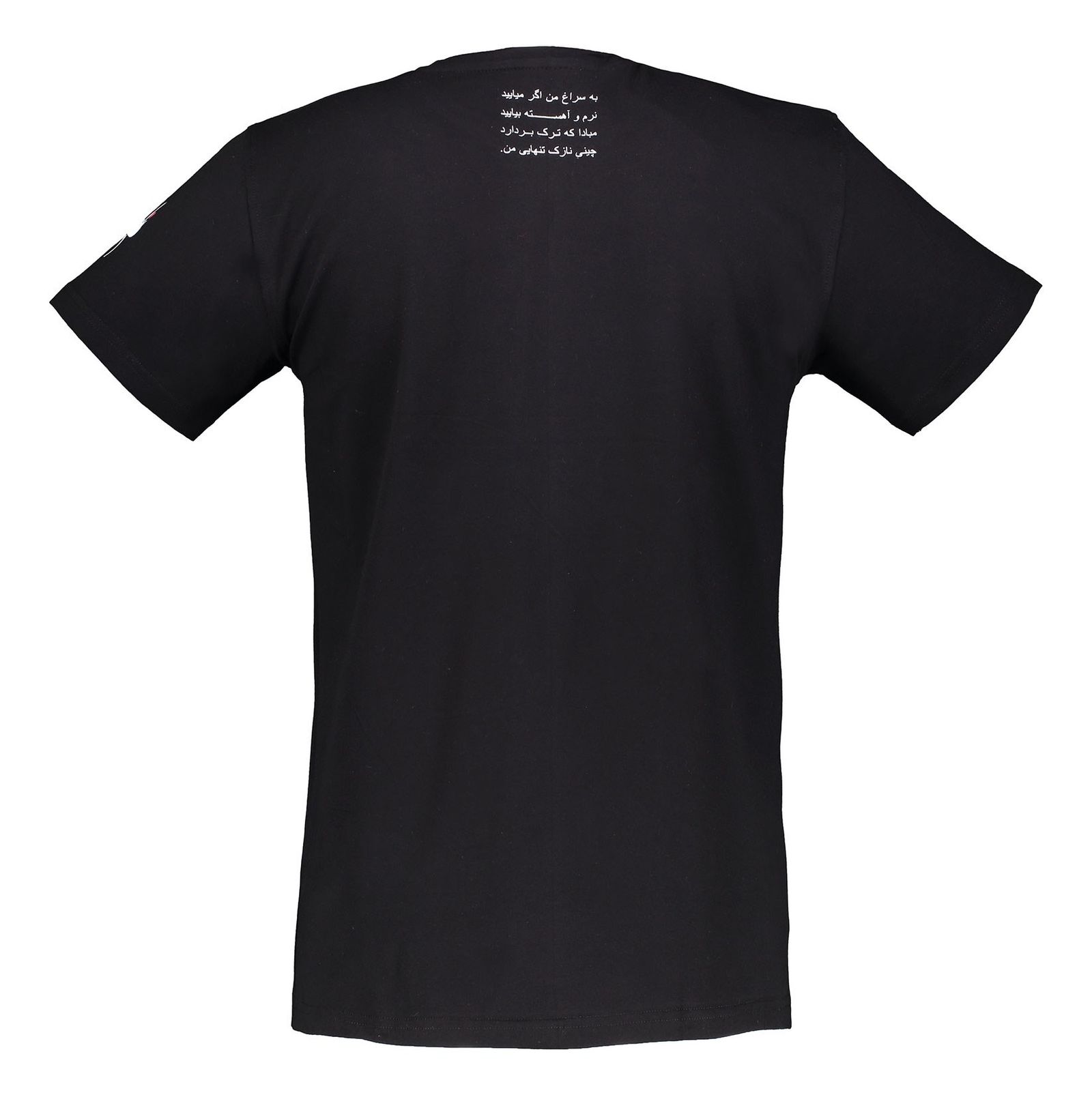 تی شرت یقه گرد بزرگسال - نامدارز - مشکي - 3