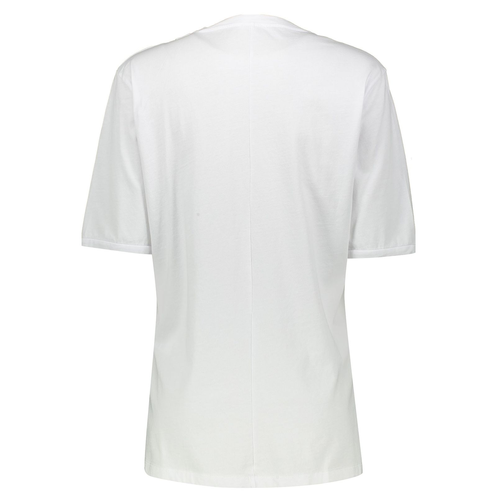 تی شرت نخی یقه گرد مردانه - امپریال - سفيد - 3