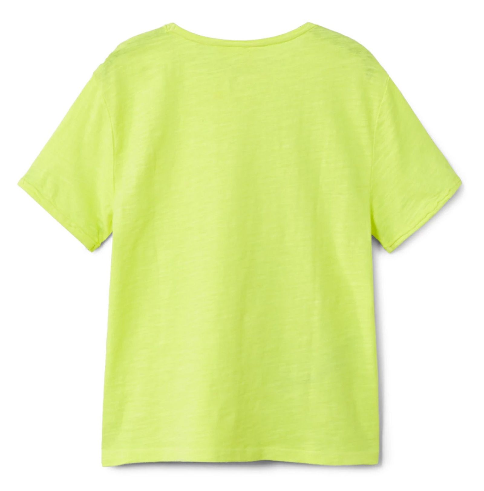 تی شرت نخی یقه گرد پسرانه - مانگو - سبز روشن  - 4