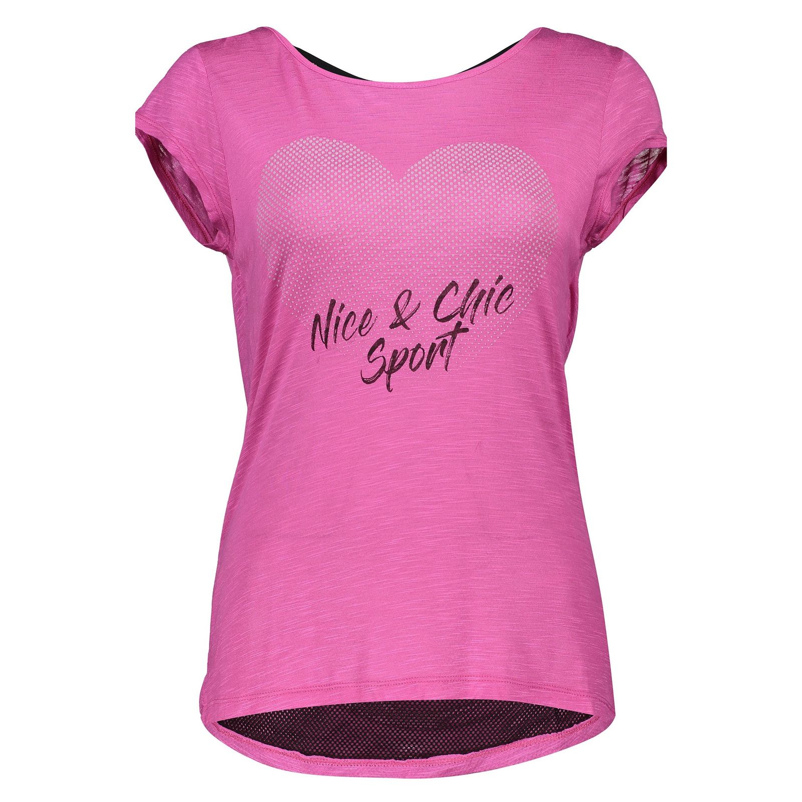 تی شرت ورزشی زنانه - یوپیم - سرخابي - 2