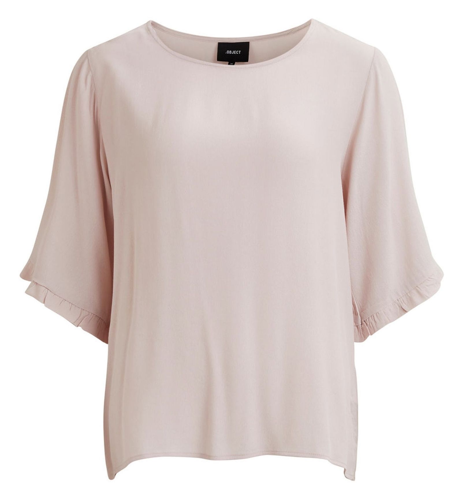 Women Viscose Round Neck Blouse - آبجکت - صورتي - 1