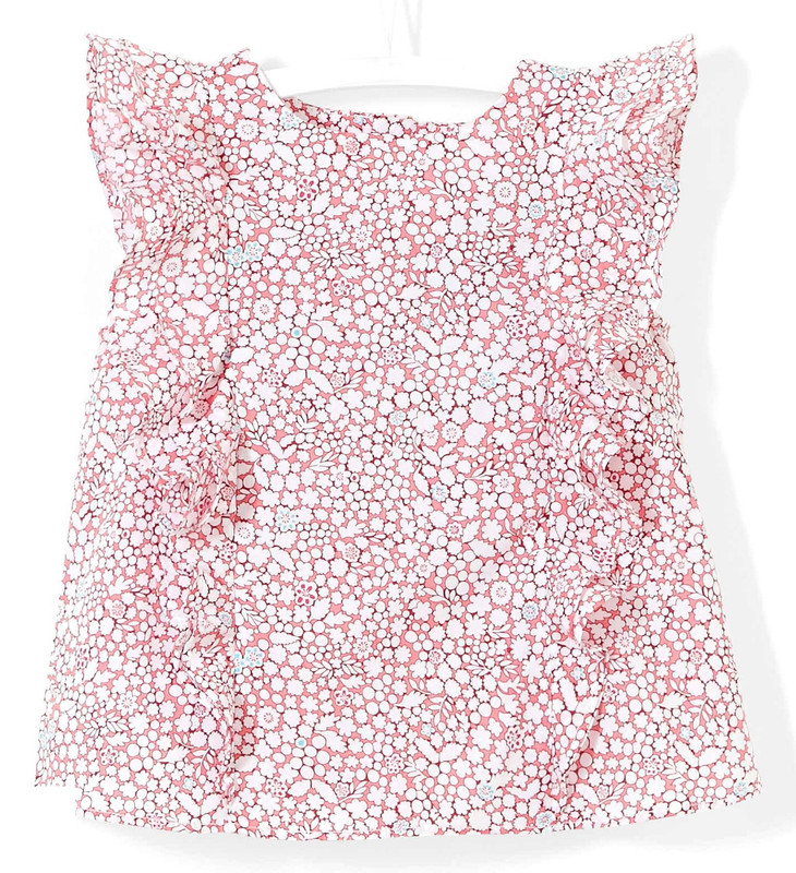 بلوز نخی یقه گرد دخترانه Lilly - جاکادی