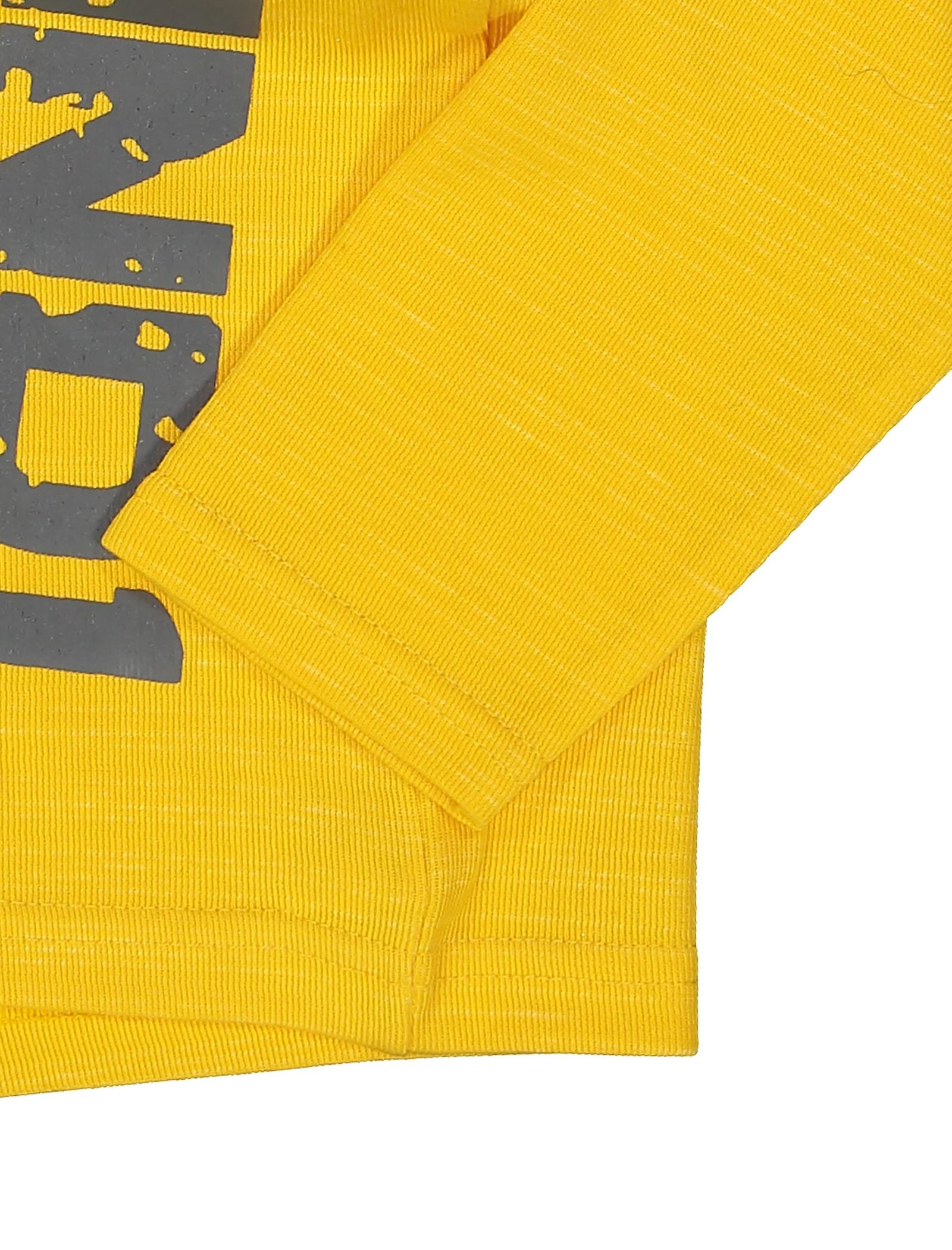 تی شرت و شلوار نخی پسرانه Basketball - خرس کوچولو - زرد/طوسي - 5