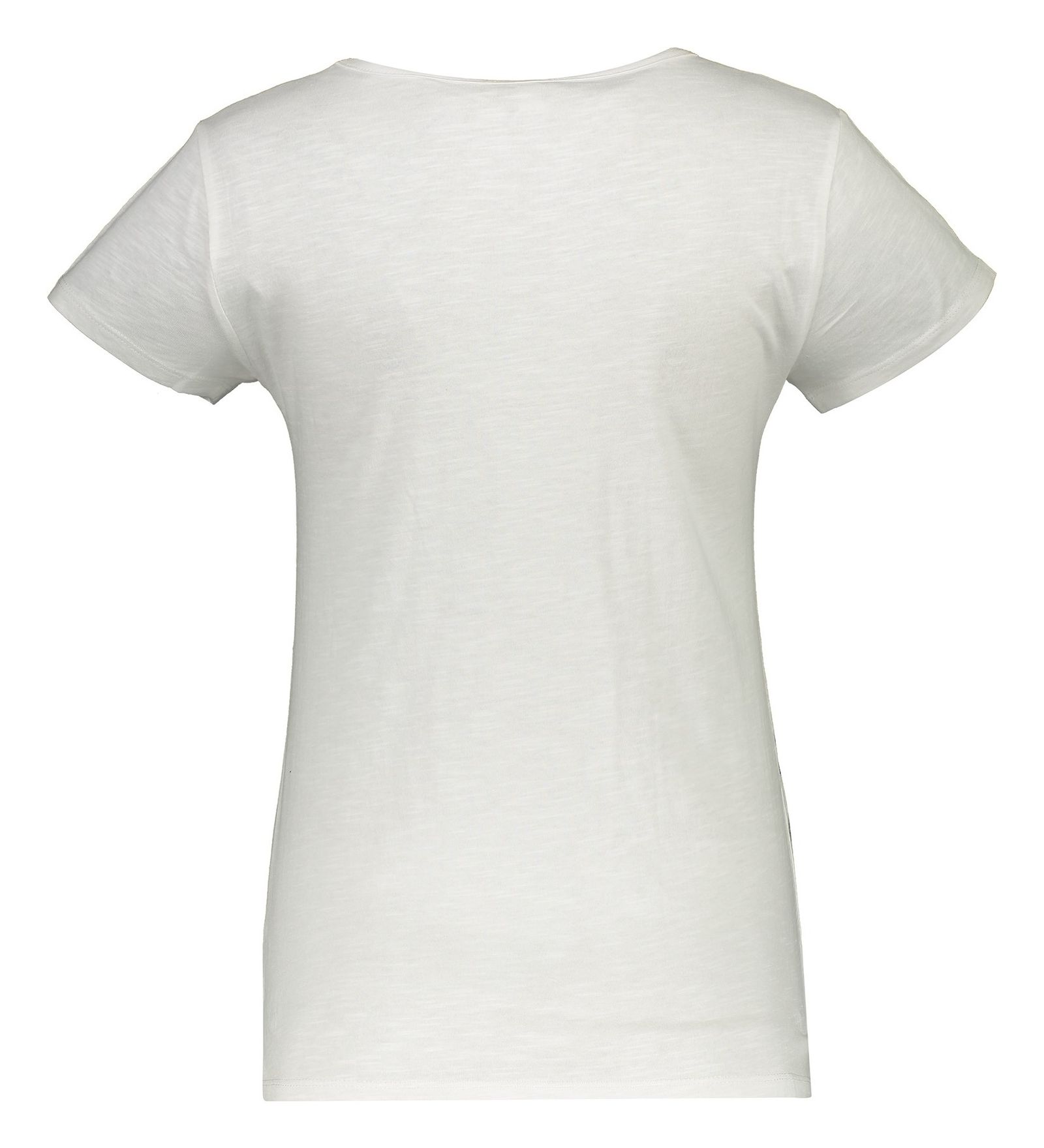 تی شرت نخی یقه گرد زنانه - یوپیم - سفيد - 3