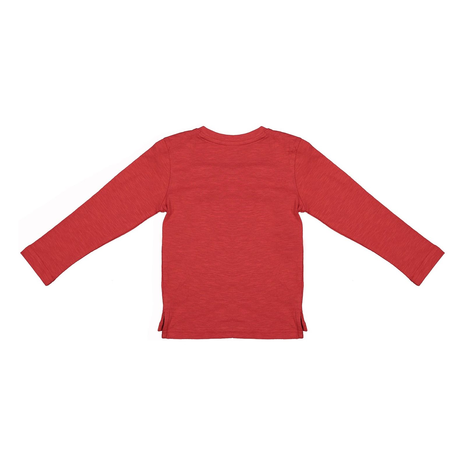 تی شرت نخی آستین بلند پسرانه - بلوکیدز - قرمز - 3