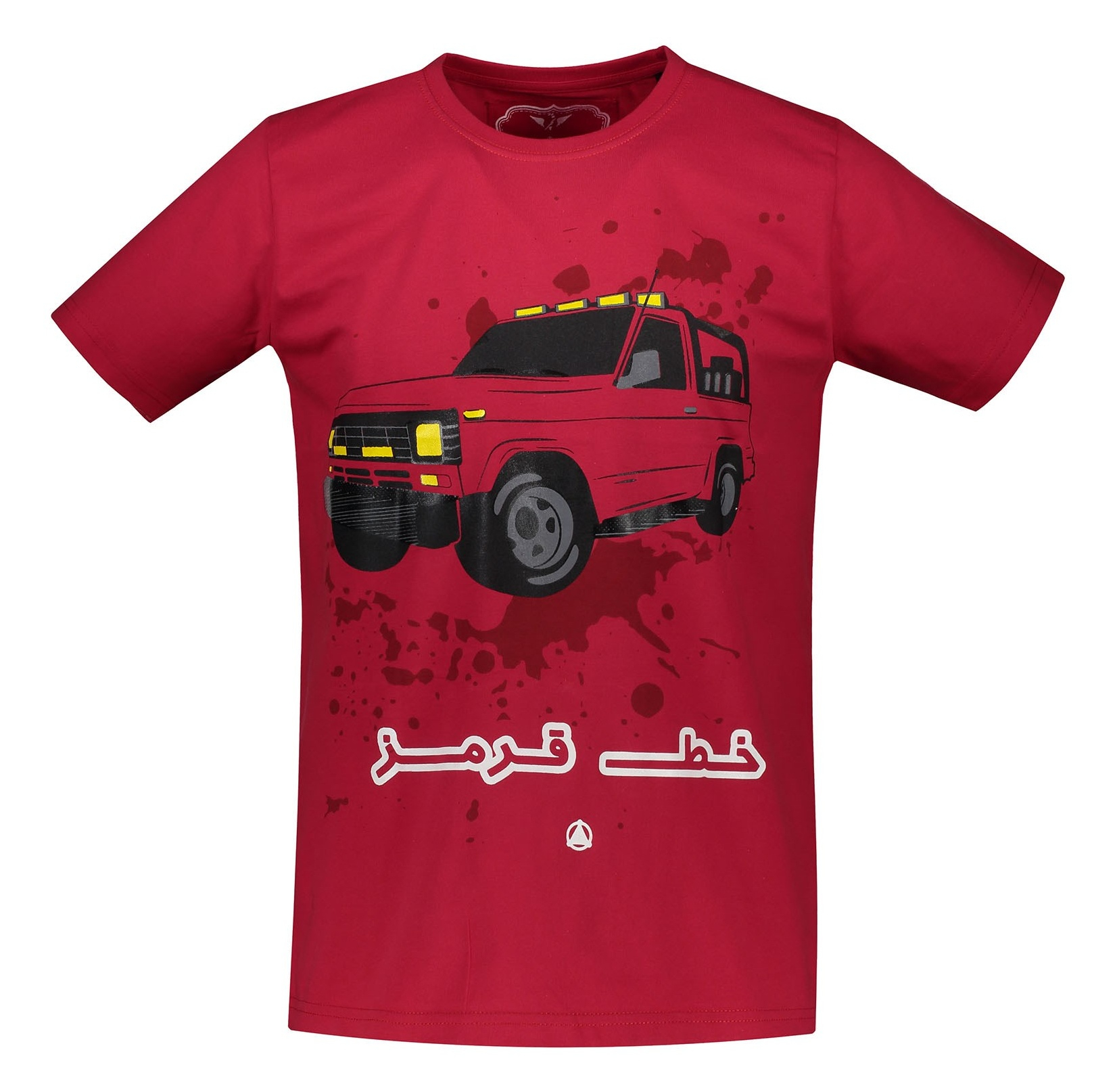 تی شرت نخی یقه گرد مردانه - تچر