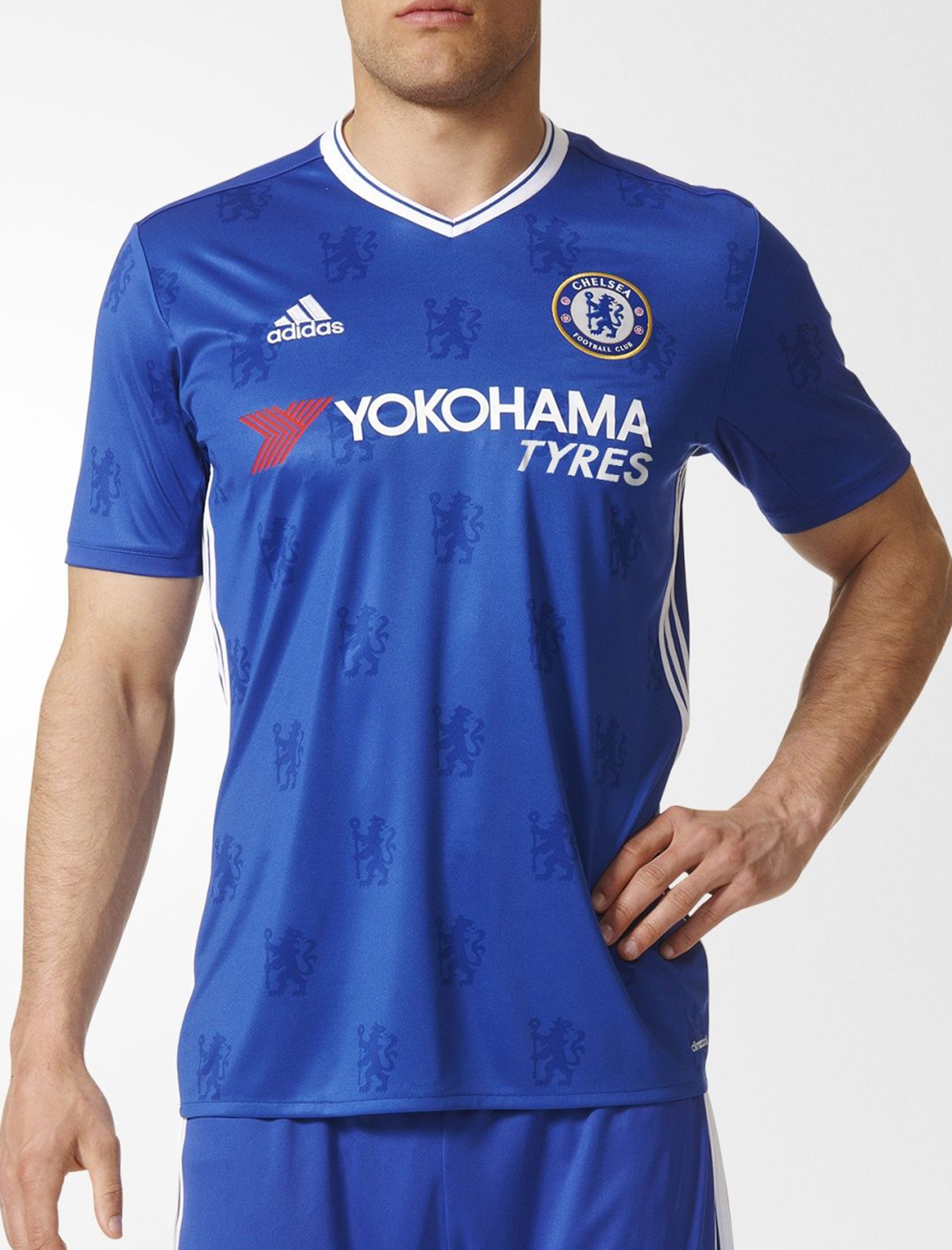 تی شرت ورزشی آستین کوتاه مردانه Chelsea FC Home Replica - آدیداس - آبي - 4
