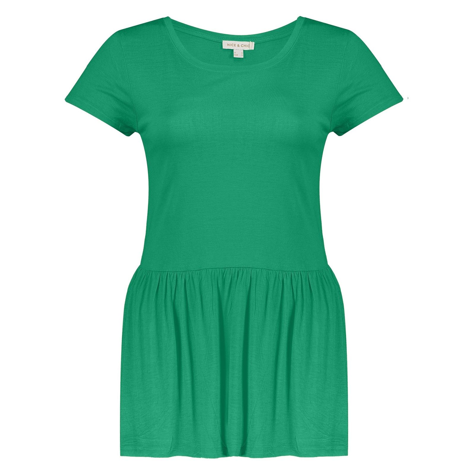 تی شرت ویسکوز یقه گرد زنانه - یوپیم - سبز  - 1