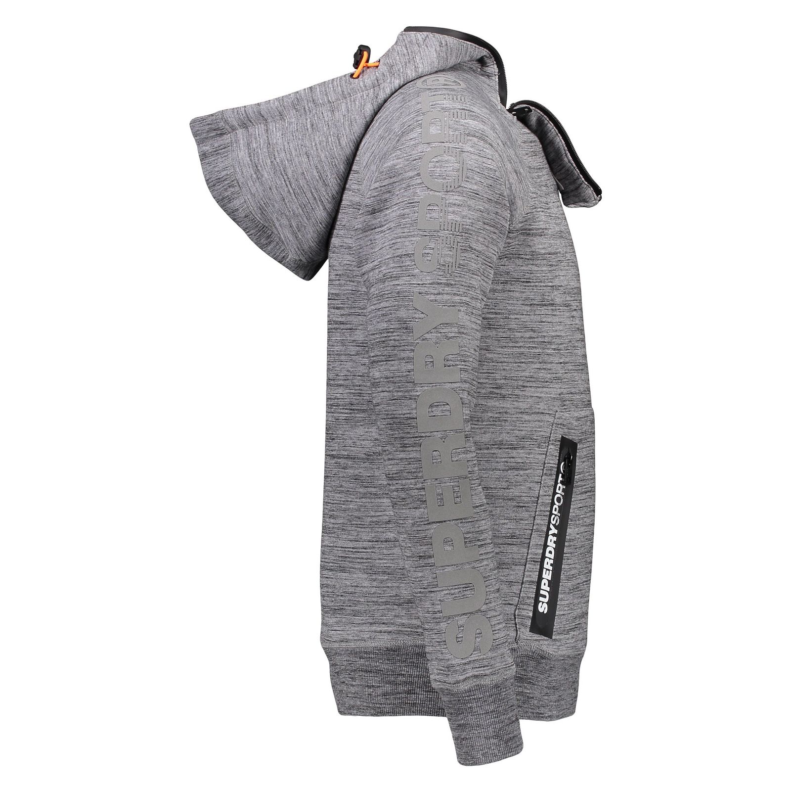 هودی ورزشی جلو بسته مردانه Gym Tech Double Zip - سوپردرای - طوسي - 7