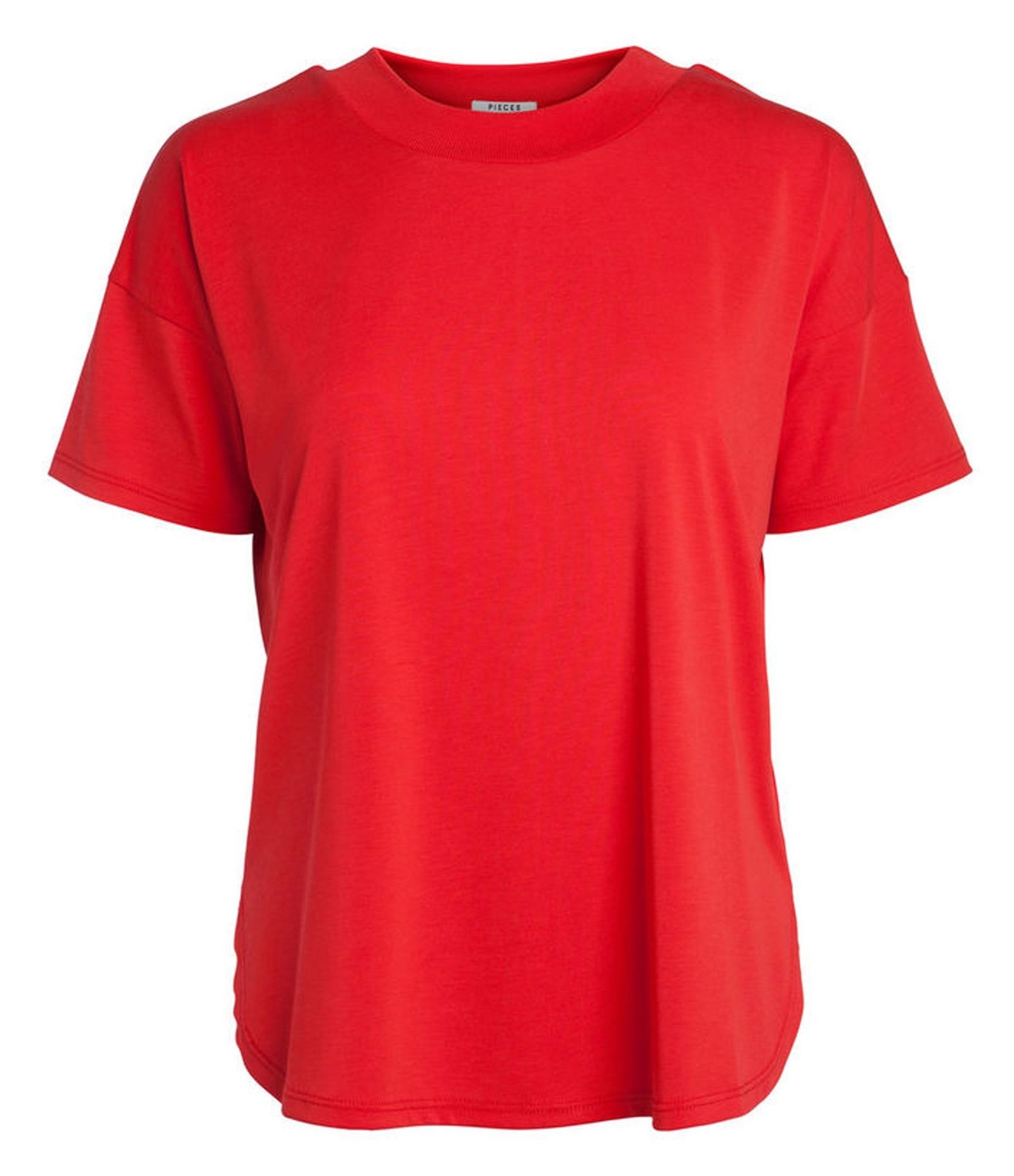 تی شرت یقه گرد زنانه - پی سز - قرمز - 1