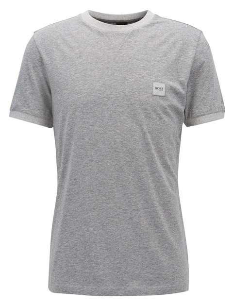 تی شرت نخی یقه گرد مردانه Topical - باس اورنج