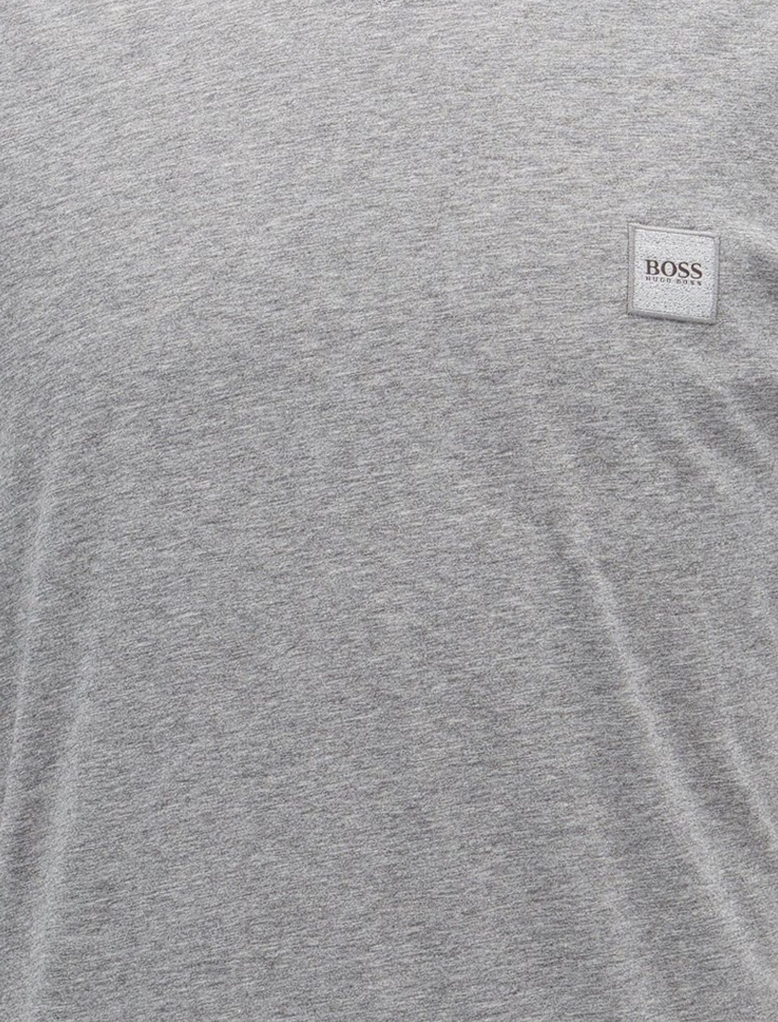 تی شرت نخی یقه گرد مردانه Topical - باس اورنج - طوسي - 8