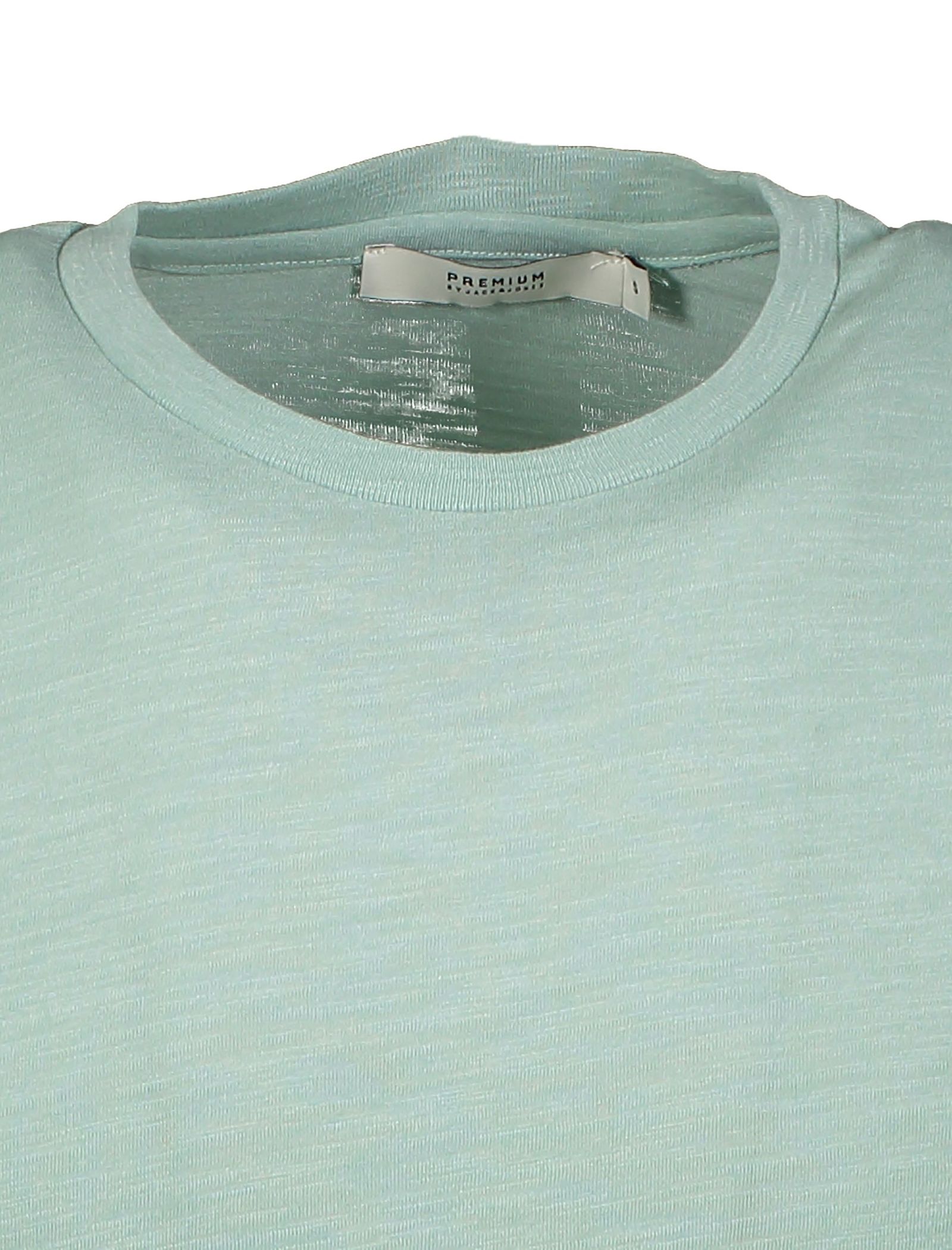 تی شرت نخی یقه گرد مردانه - جک اند جونز - سبز - 5
