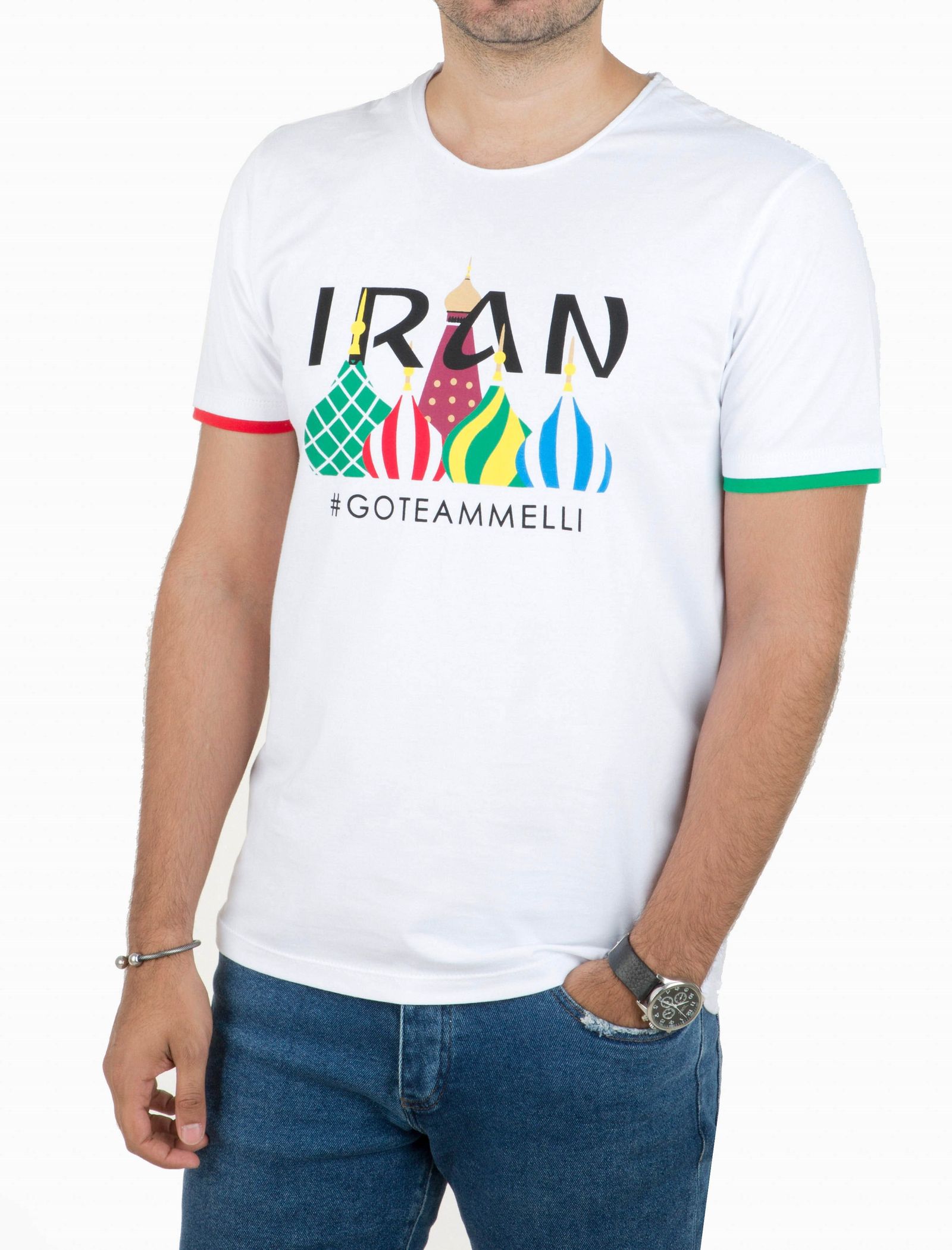 تی شرت تیم ملی فوتبال بزرگسال Islamic Republic Of Iran - زیبو - سفيد - 3