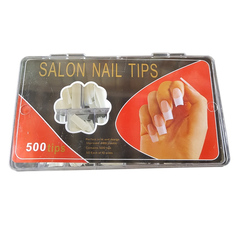 تیپ ناخن سالن مدل C124 بسته 500 عددی
