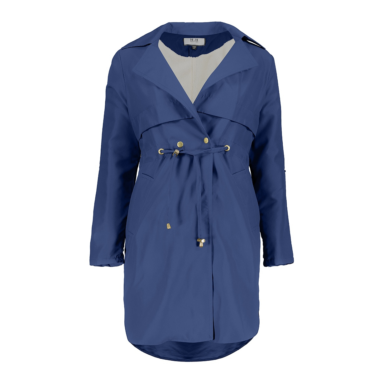 بارانی زنانه اچ اچ مدل رویال BLU1