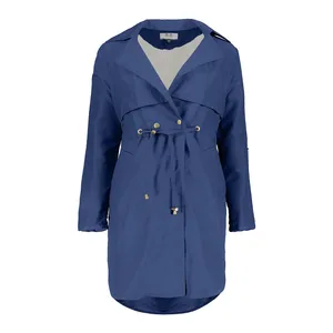 بارانی زنانه اچ اچ مدل رویال BLU1
