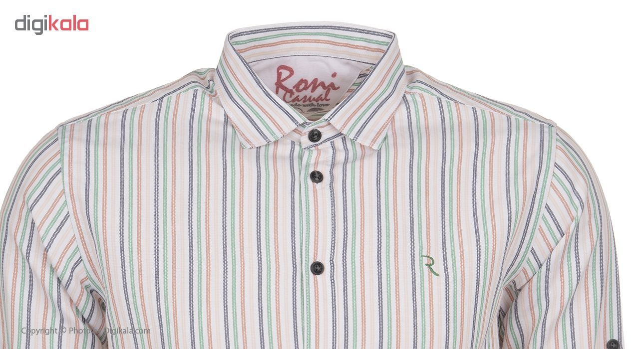 پیراهن مردانه رونی مدل 1122016719-43 -  - 5