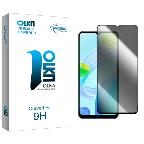محافظ صفحه نمایش حریم شخصی کولینگ مدل Olka مناسب برای گوشی موبایل ریلمی C30