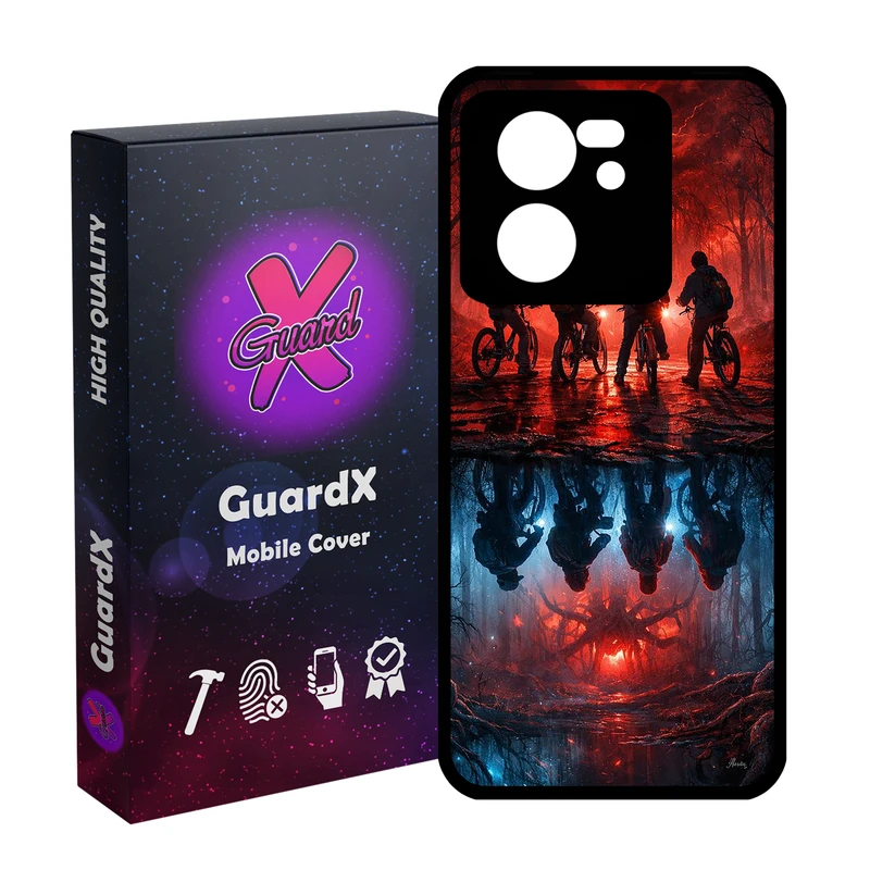 کاور گارد ایکس طرح Stranger Things مدل 10914 مناسب برای گوشی موبایل شیائومی 13T/13T Pro/Redmi K60 Ultra