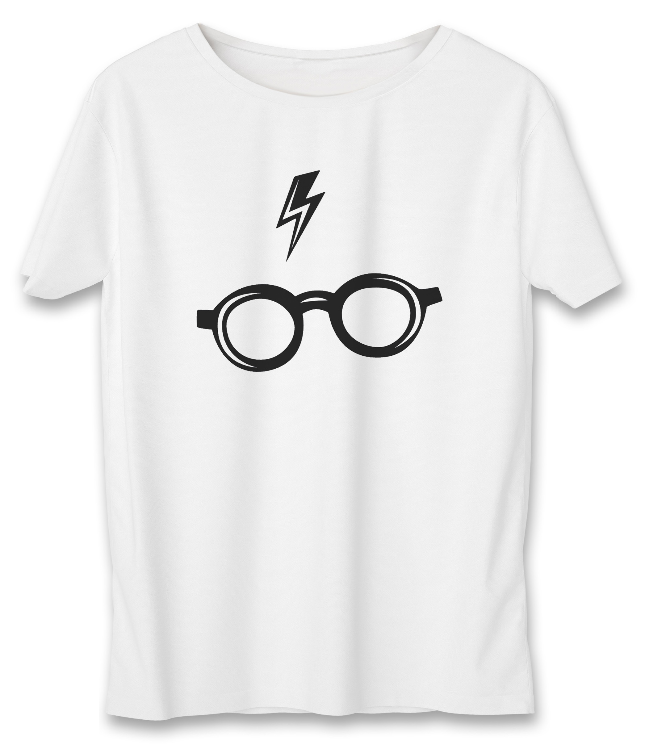 تی شرت زنانه به رسم طرح هری پاتر کد 5511