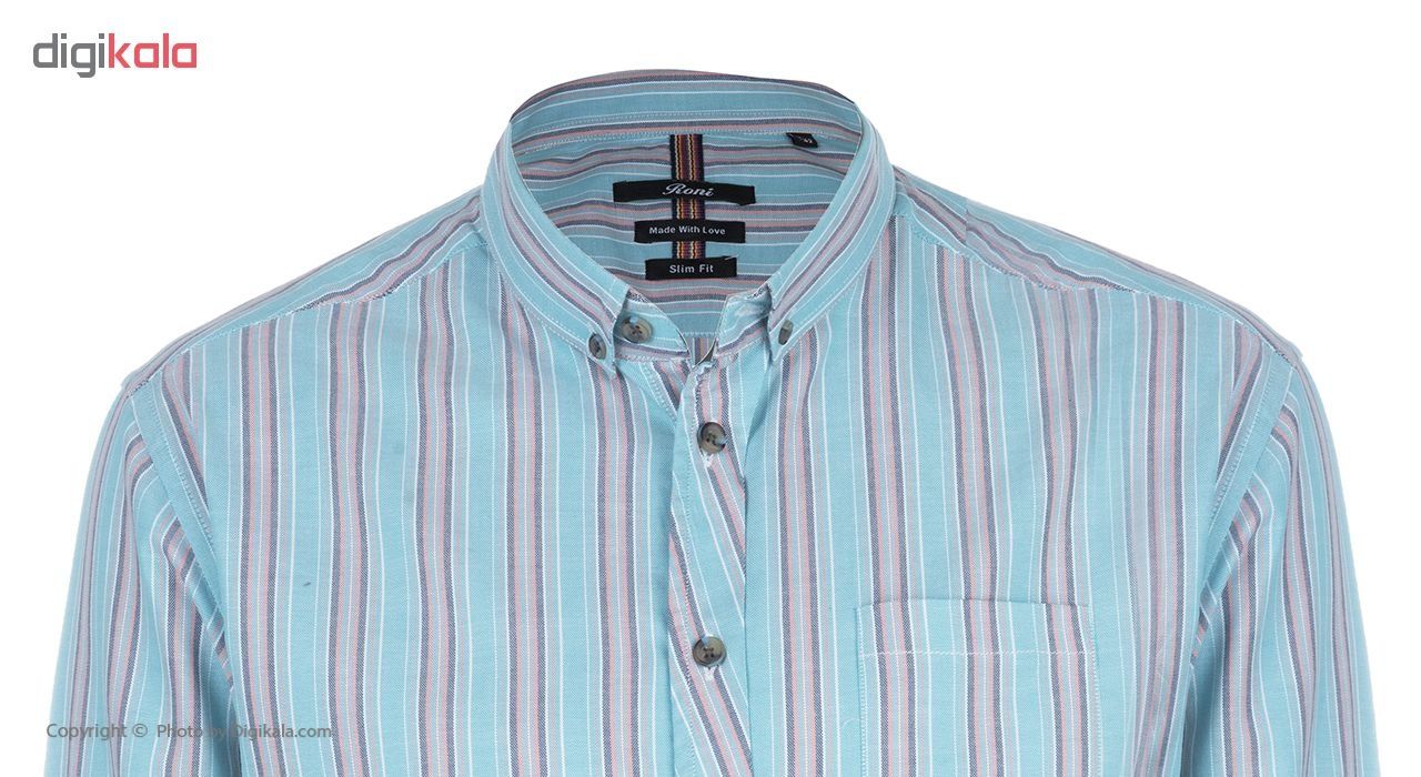 پیراهن مردانه رونی مدل 1122014025-54 -  - 3