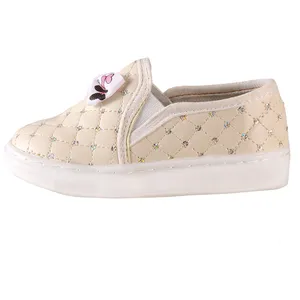 کفش بچگانه طرح پاپیون مدل مهیا کرم نباتی رنگ