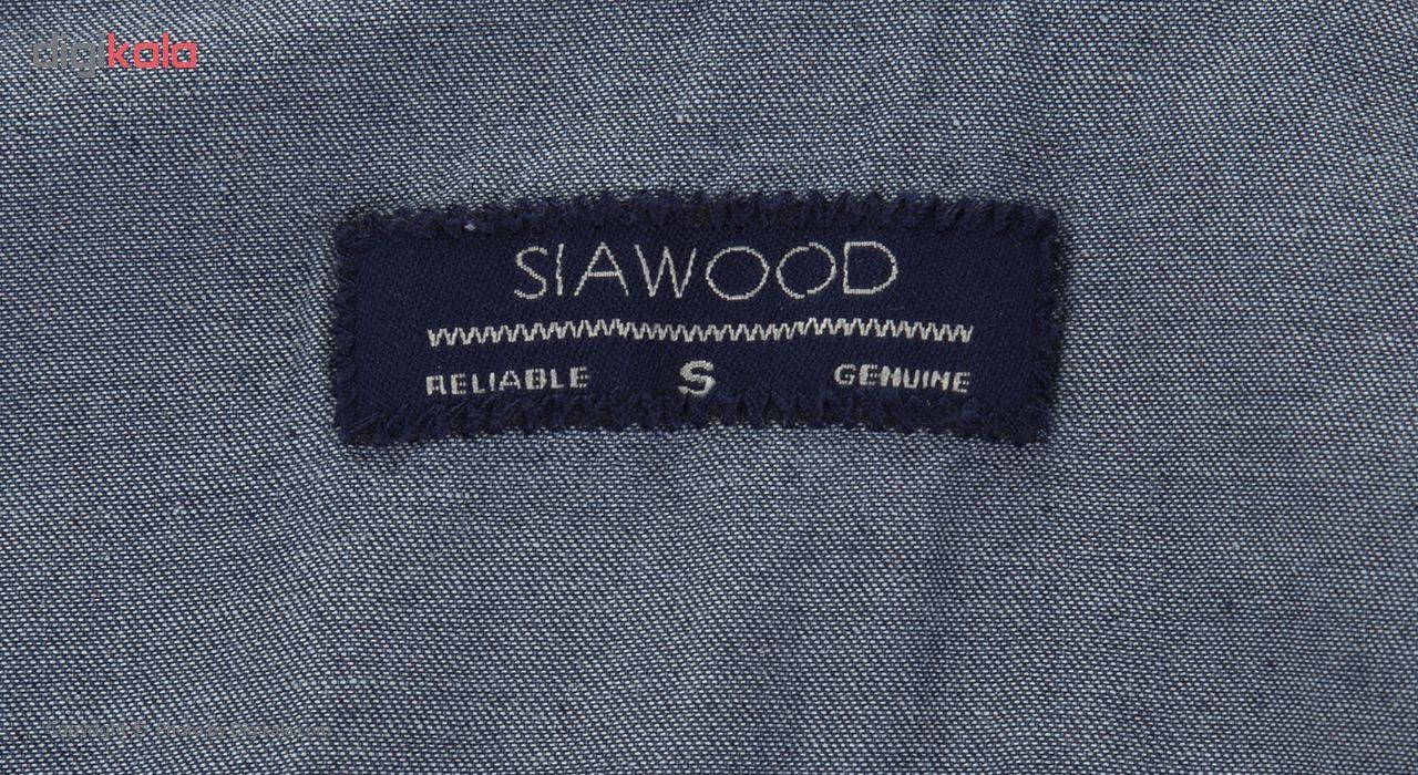 پیراهن مردانه سیاوود مدل SHIRT-JEAN-62820 کد J2002 رنگ آبی