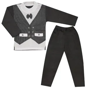 ست بلوز و شلوار پسرانه مدل Vest کد 04 