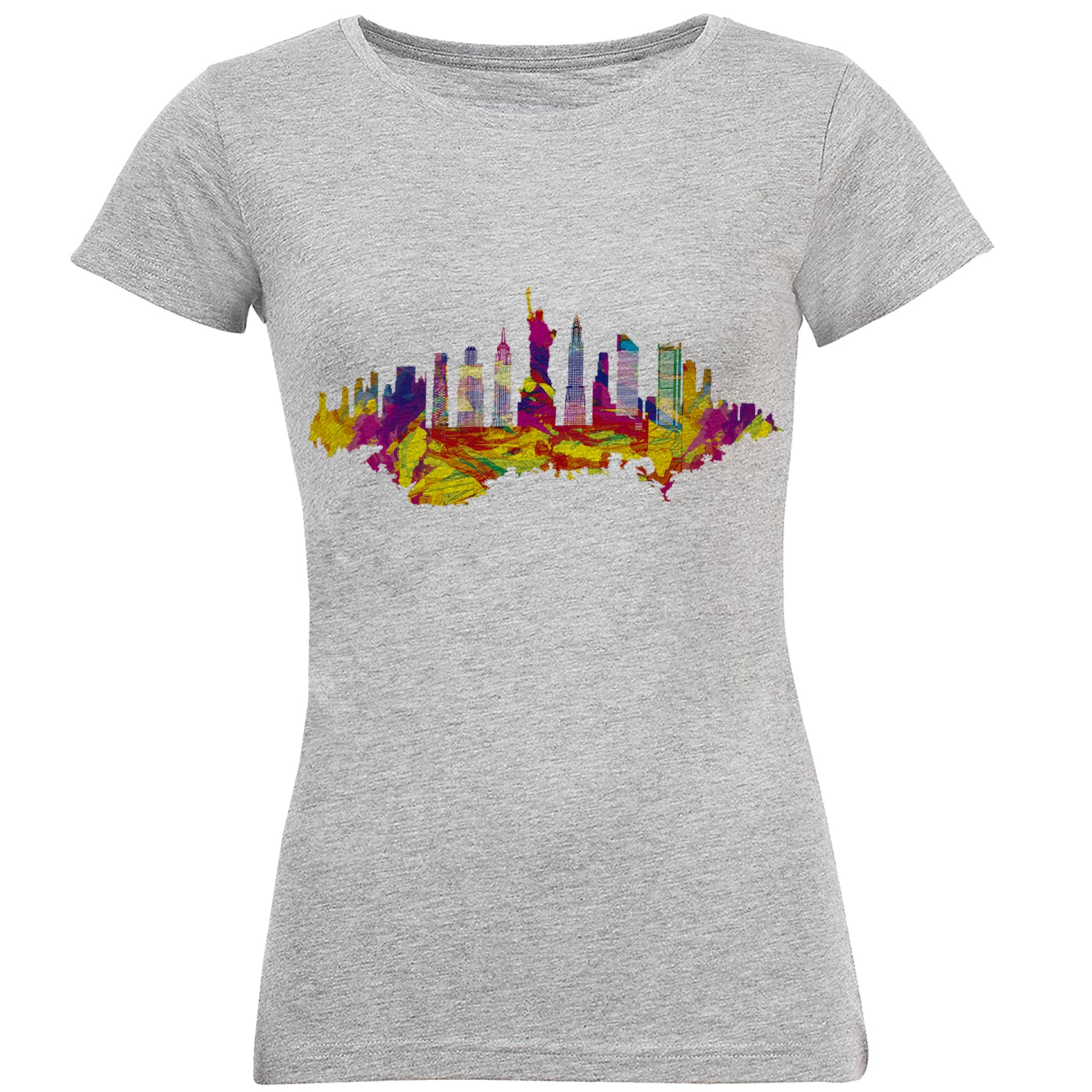 تی شرت زنانه طرح شهر کد S127