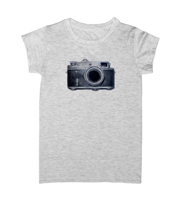 تی شرت زنانه طرح دوربین عکاسی مدل EZM56
