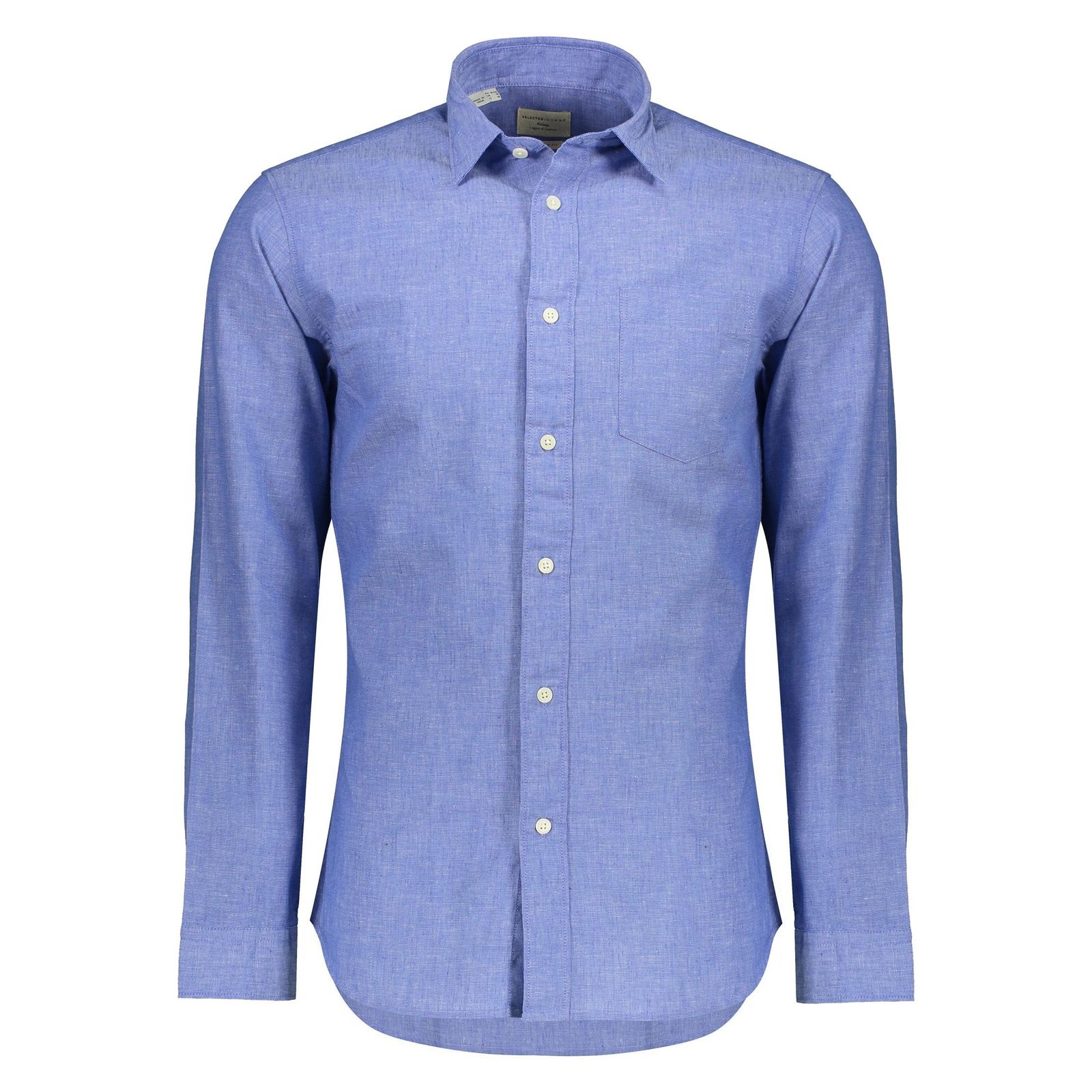 پیراهن مردانه سلکتد مدل 16061810-Medium Blue Melange -  - 2