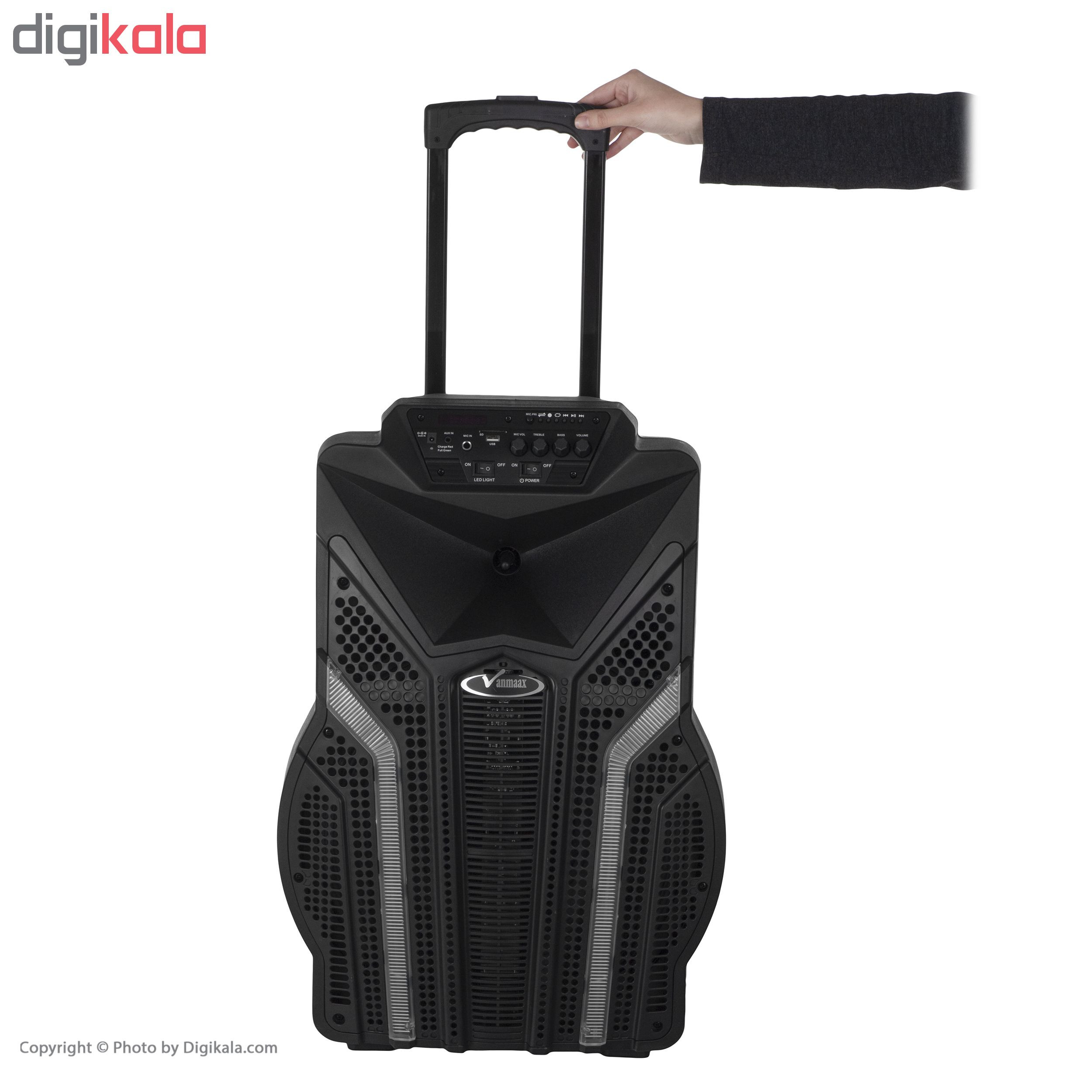 اسپیکر چمدانی ون ماکس مدل Max-215 اسپیکر چمدانی ون ماکس مدل Max-215