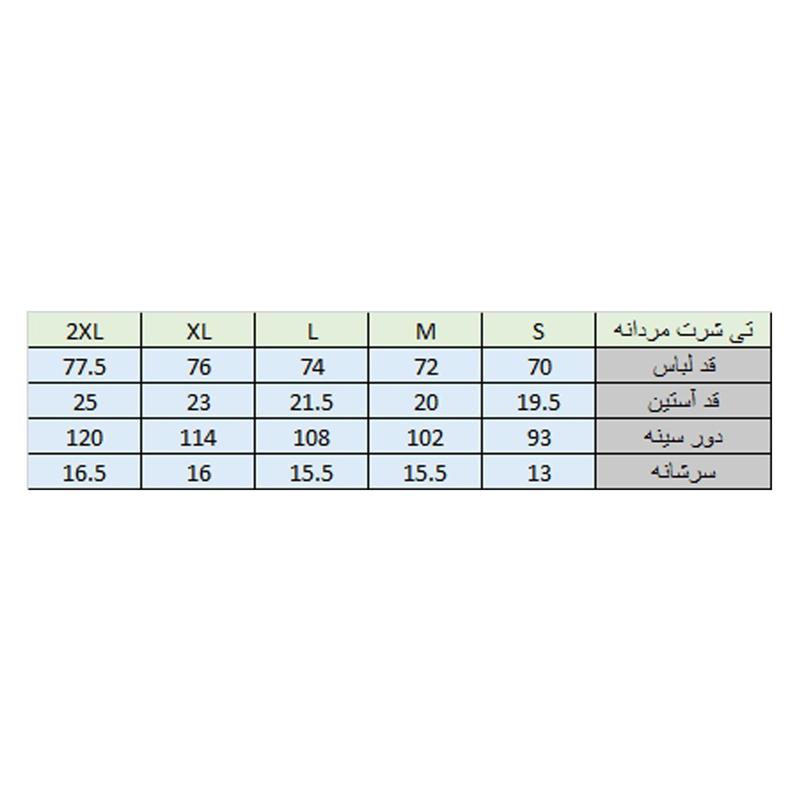 تی شرت مردانه زی سا مدل 153113141 -  - 6