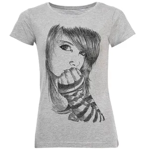 تیشرت زنانه طرح نقاشی کد C98