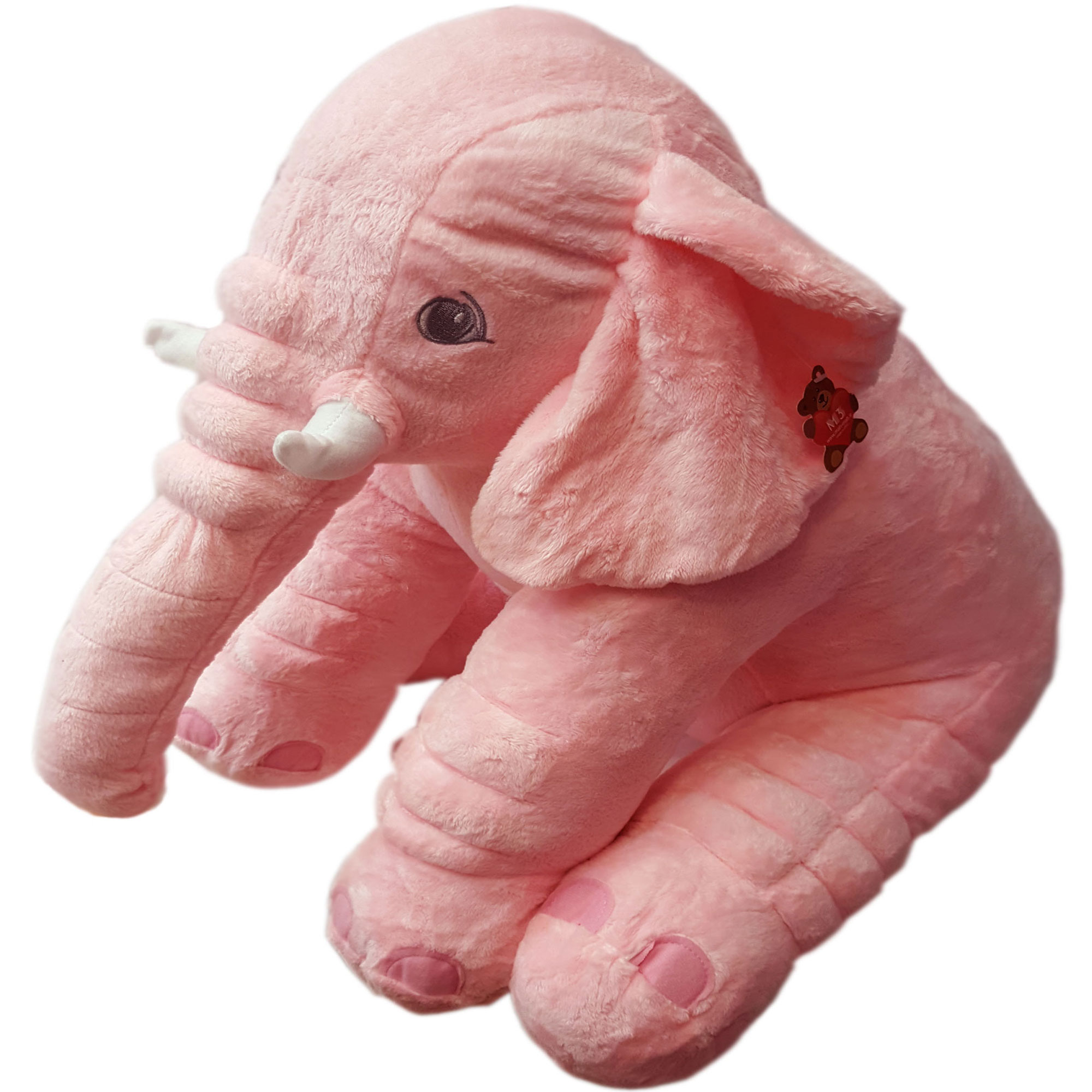 عروسک ام 3 طرح فیل بالشتی مدل mommy elephant ارتفاع 65 سانتی متر