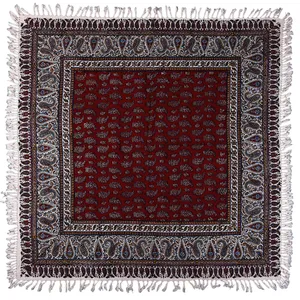 سفره قلمکار ممتاز اثر نرگس‌ خانی سایز 100× 100 سانتی‌متر  مدل 01- 09