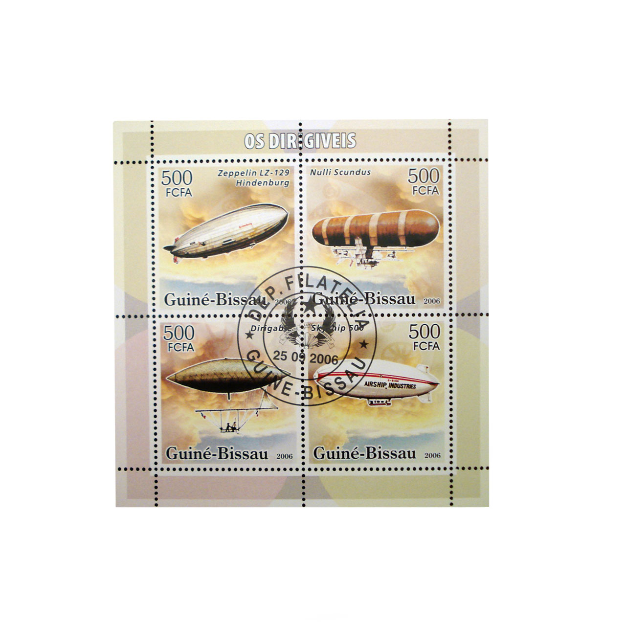 تمبر یادگاری مدل بالن کد 210 مجموعه 4 عددی