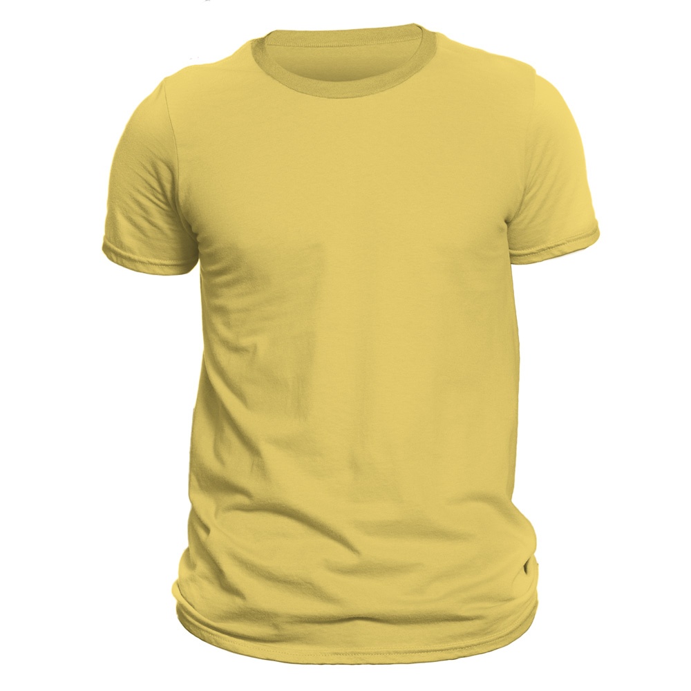 تیشرت آستین کوتاه مردانه دی سی کد DC-1GYL رنگ زرد لیمویی