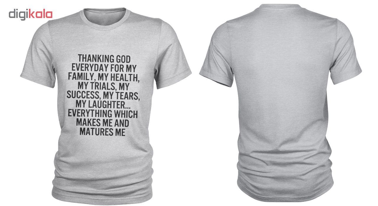 تی شرت مردانه طرح Thanking God کد C50