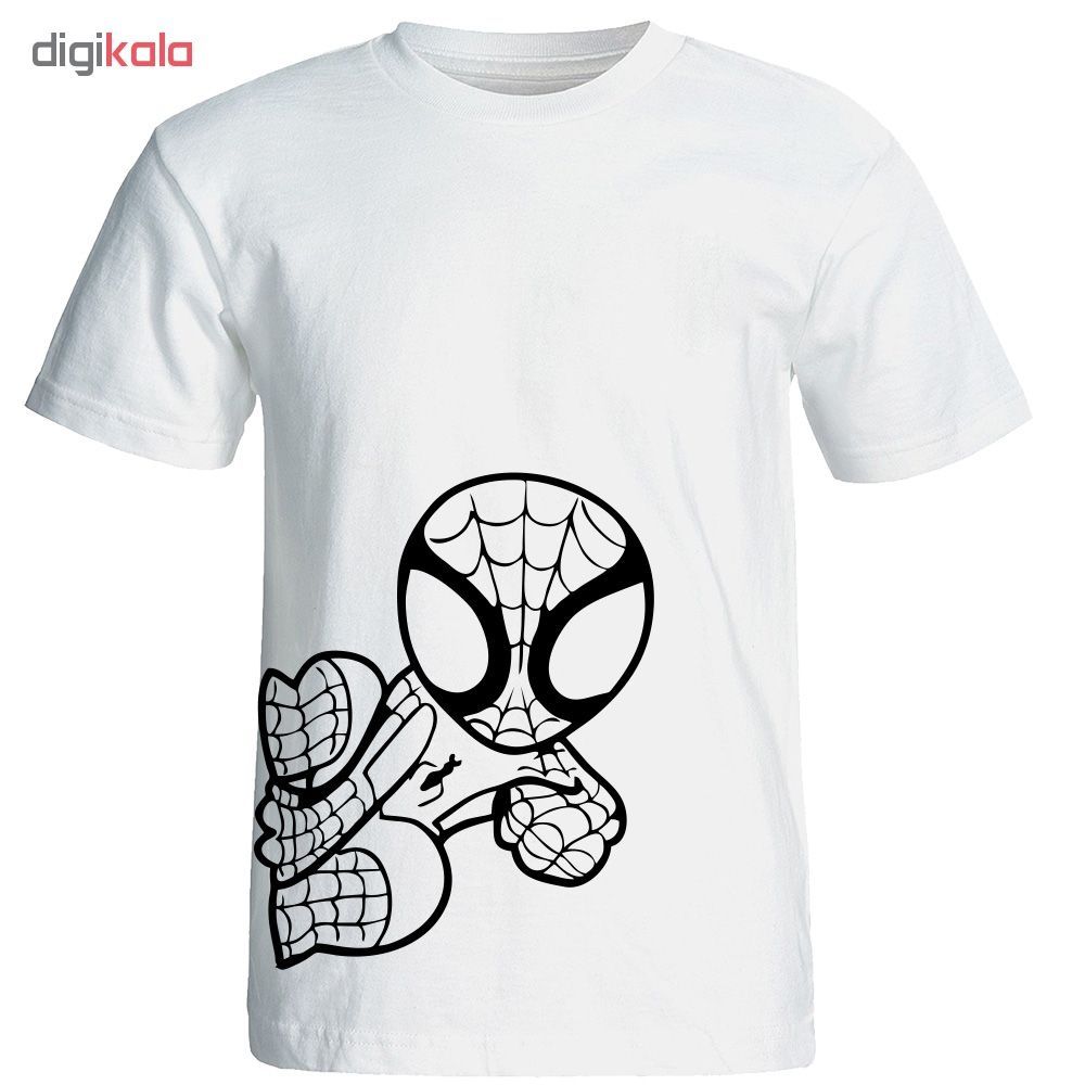 تی شرت آستین کوتاه مردانه طرح مرد عنکبوتی کد 20509