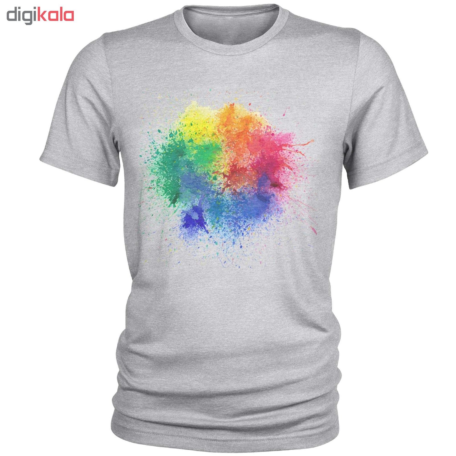 تی شرت مردانه طرح colorful کد C60